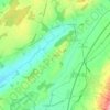 Mappa topografica Progens, altitudine, rilievo