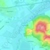 Mappa topografica Swinford, altitudine, rilievo