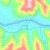 Mappa topografica Linha João Abott, altitudine, rilievo