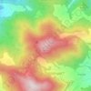 Mappa topografica Monte Sporno, altitudine, rilievo