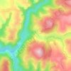 Mappa topografica Arifat, altitudine, rilievo