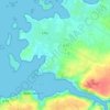 Mappa topografica Kerougoun, altitudine, rilievo
