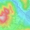 Mappa topografica Viconago, altitudine, rilievo