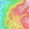 Mappa topografica Avelengo di Sopra, altitudine, rilievo