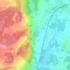 Mappa topografica Otterswang, altitudine, rilievo