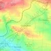 Mappa topografica Gundersleben, altitudine, rilievo