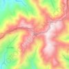 Mappa topografica Tabeyo, altitudine, rilievo
