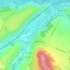 Mappa topografica Dampierre, altitudine, rilievo