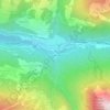 Mappa topografica Les Moulins, altitudine, rilievo