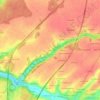 Mappa topografica Sauvé, altitudine, rilievo