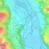 Mappa topografica Capiate, altitudine, rilievo