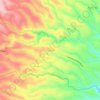 Mappa topografica Kagwe, altitudine, rilievo