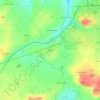 Mappa topografica Lassay, altitudine, rilievo
