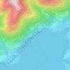 Mappa topografica Cinque Case, altitudine, rilievo