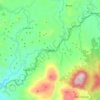 Mappa topografica Tigbao, altitudine, rilievo