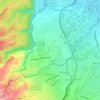 Mappa topografica Biñan, altitudine, rilievo