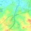 Mappa topografica Grolleau, altitudine, rilievo
