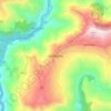 Mappa topografica Kalimpong, altitudine, rilievo