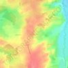 Mappa topografica Le Breuil-Bourgoin, altitudine, rilievo