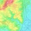 Mappa topografica La Noë, altitudine, rilievo