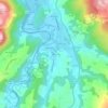 Mappa topografica Rocillo, altitudine, rilievo