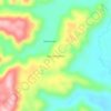 Mappa topografica Bajo Chencoreni, altitudine, rilievo