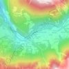 Mappa topografica La Griaz, altitudine, rilievo