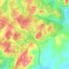 Mappa topografica Bantoum, altitudine, rilievo