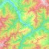 Mappa topografica Artvin, altitudine, rilievo
