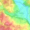 Mappa topografica Großbothen, altitudine, rilievo