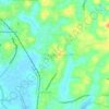 Mappa topografica Thrikkodithanam, altitudine, rilievo