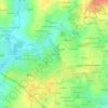 Mappa topografica La Crespinière, altitudine, rilievo