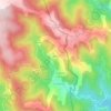 Mappa topografica Nojaret, altitudine, rilievo