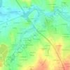 Mappa topografica Hénon, altitudine, rilievo