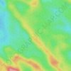 Mappa topografica Fraser Island, altitudine, rilievo