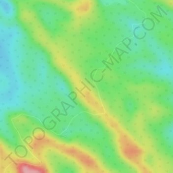 Mappa topografica Fraser Island, altitudine, rilievo