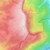 Mappa topografica Le Mont d'Or, altitudine, rilievo