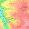 Mappa topografica Le Bois Hulin, altitudine, rilievo