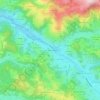 Mappa topografica Cité de la Forézie, altitudine, rilievo