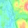 Mappa topografica Killingly Center, altitudine, rilievo