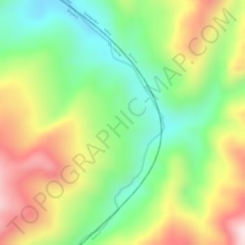 Mappa topografica Puerto Pinzon, altitudine, rilievo