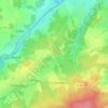 Mappa topografica Hassel, altitudine, rilievo
