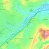 Mappa topografica Ucubamba, altitudine, rilievo