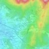 Mappa topografica Cea, altitudine, rilievo