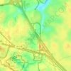 Mappa topografica Williamsburg Country Club Dam, altitudine, rilievo
