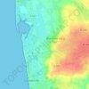 Mappa topografica Le Bas de Gruchy, altitudine, rilievo