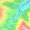 Mappa topografica Vrin, altitudine, rilievo