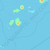 Mappa topografica Samal Island, altitudine, rilievo