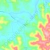 Mappa topografica Temperance Hall, altitudine, rilievo