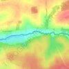Mappa topografica Le Vieux Gaucher, altitudine, rilievo